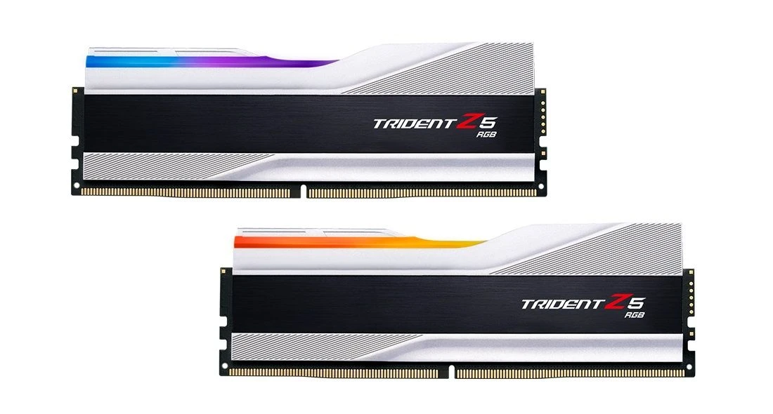 Оперативна пам'ять DDR5 2x16GB/6000 G.Skill Trident Z5 RGB Silver (F5-6000J3040F16GX2-TZ5RS) (UA)