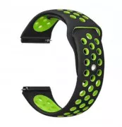 BeCover Nike Style для Amazfit Stratos 1/2/2S/3/GTR 2/GTR 47mm/GTR Lite 47mm/Nexo/Pace Black-Green (705811)