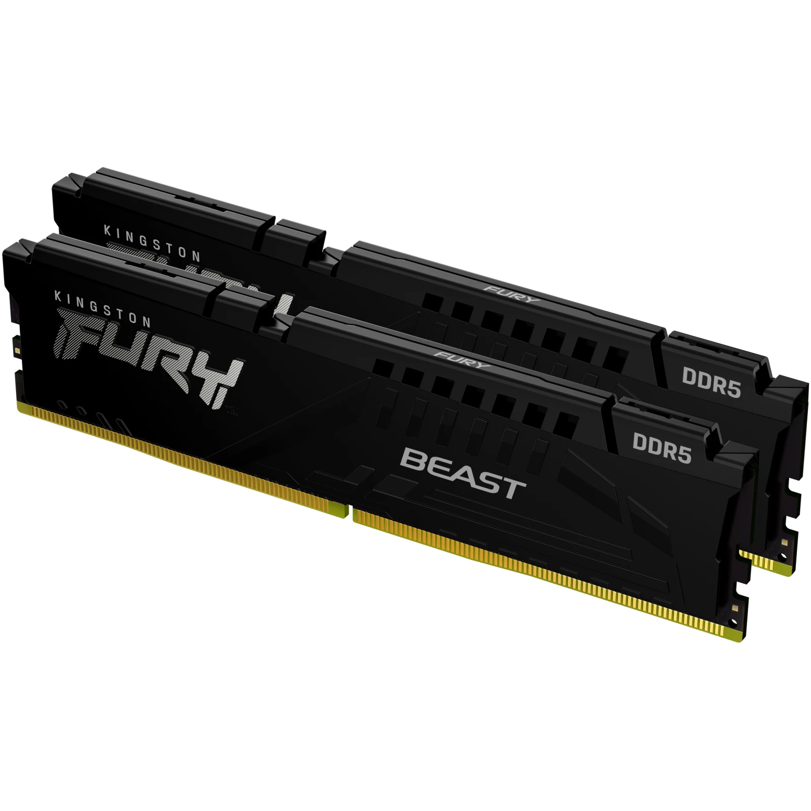 Оперативна пам'ять DDR5 64GB (2x32GB) 6000 MHz Beast Black EXPO Kingston Fury (ex. HyperX) (KF560C36BBEK2-64) (UA)