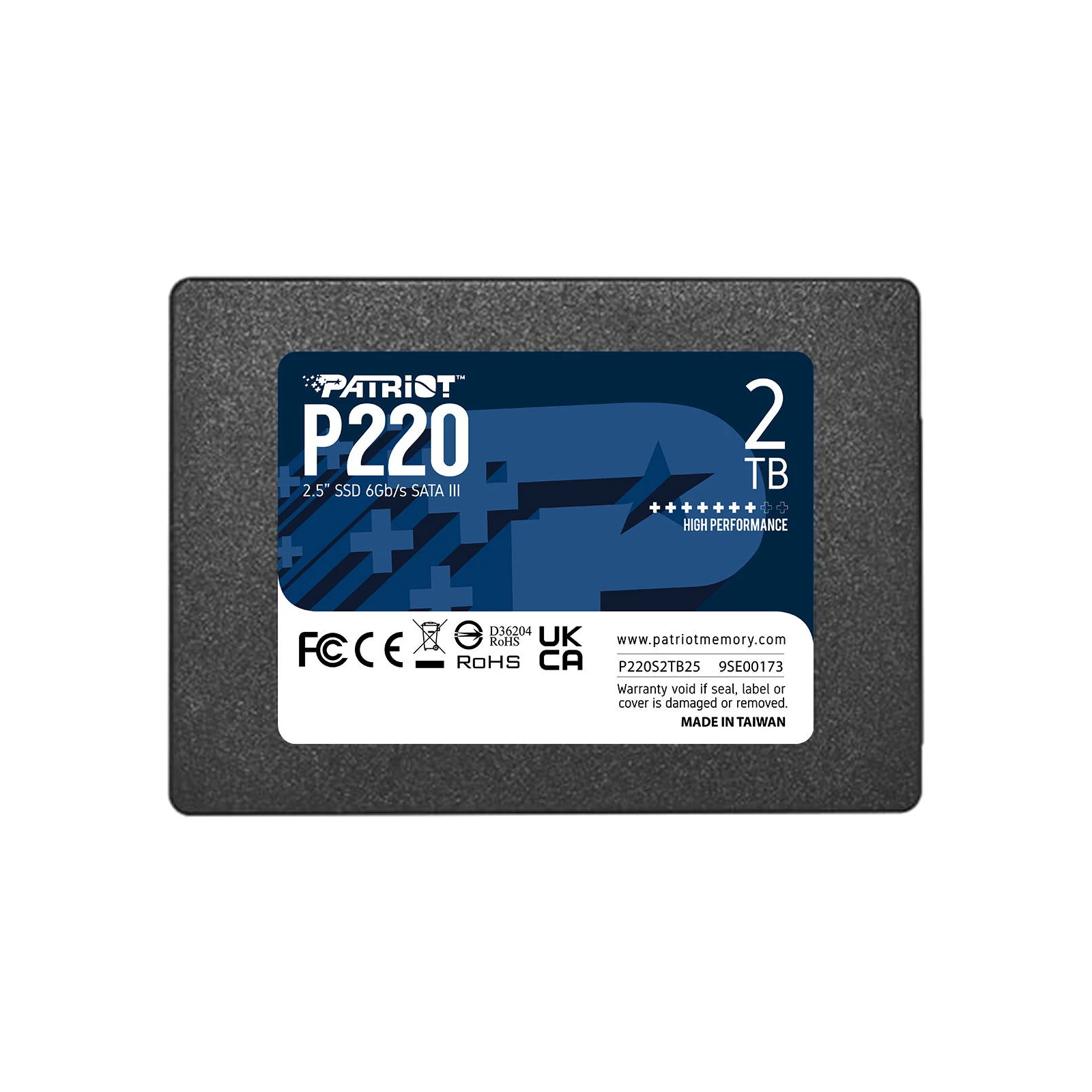 SSD диск 2.5 2TB P220 Patriot (P220S2TB25)