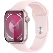 Apple Watch Series 9 GPS 41mm Pink Aluminum Case w. Light Pink Sport Band - M/L (MR943)