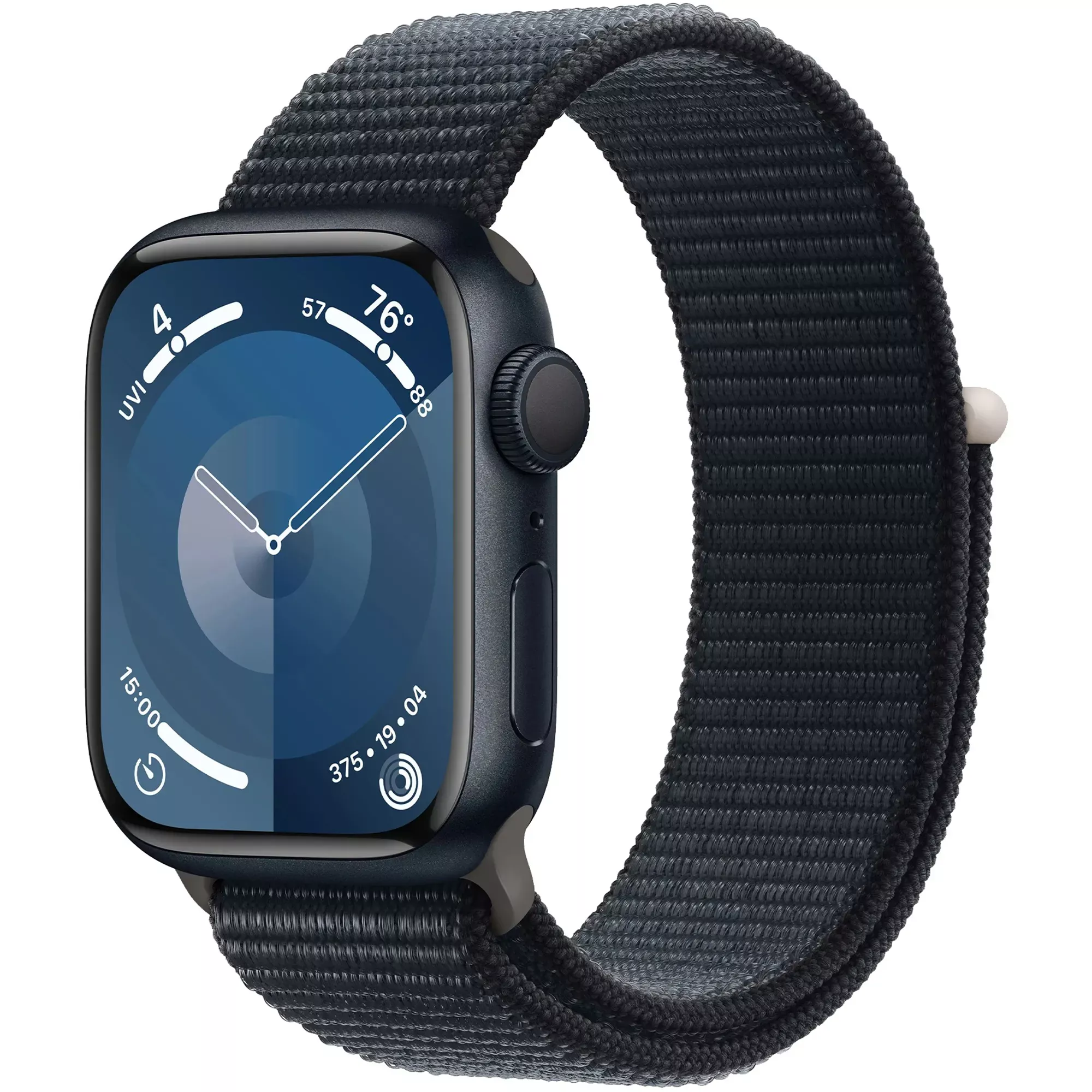 Часы Apple Watch Series 9 GPS 41mm Midnight Aluminum Case w. Midnight Sport Loop (MR8Y3)