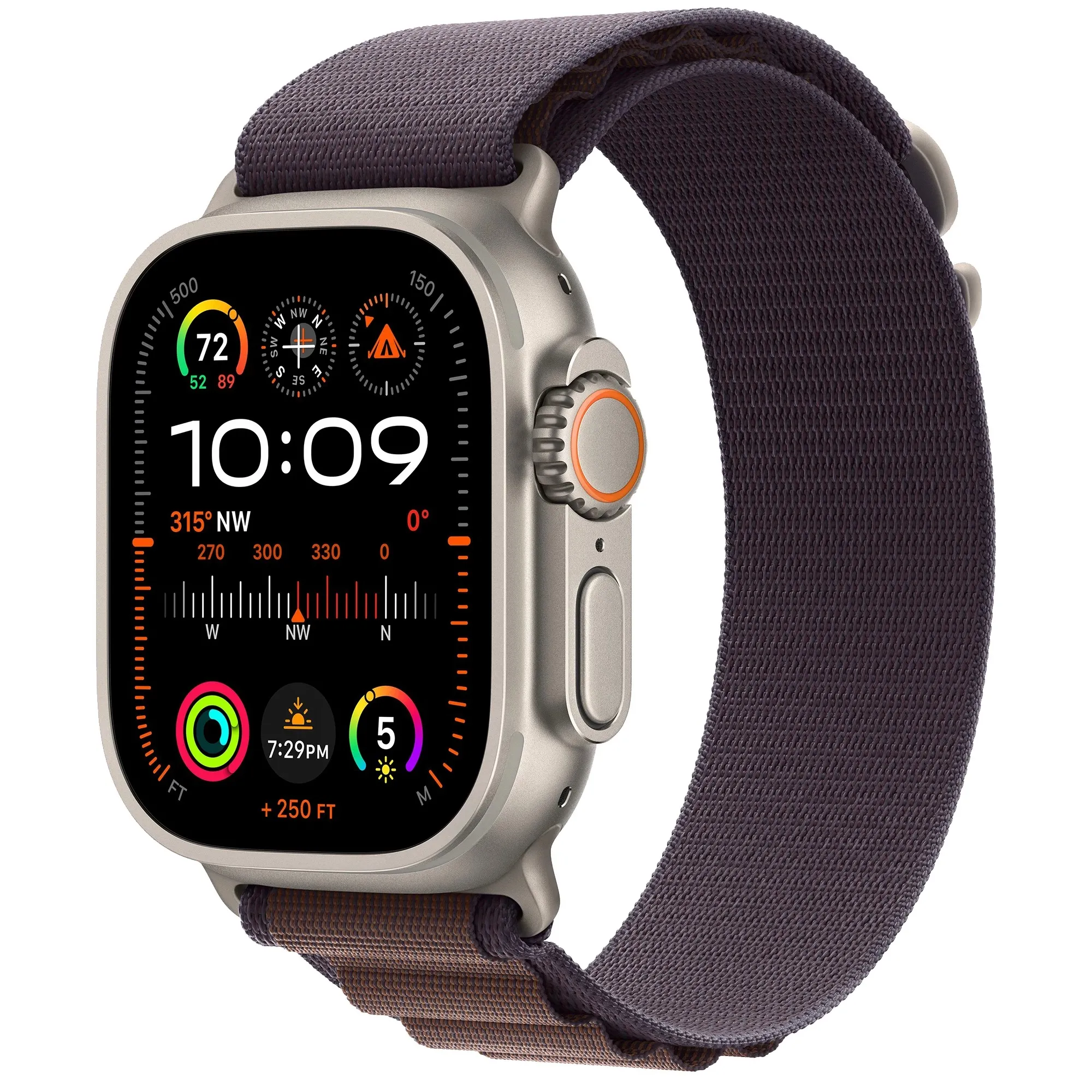 Apple Watch Ultra 2 GPS + Cellular 49mm Titanium Case with Blue