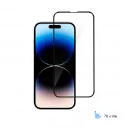 2E Захисне скло для Apple iPhone 14(6.1), 2.5D FCFG,(1 Pack),black border (2E-IP-14-6.1-SMFCFG-BB) (UA)