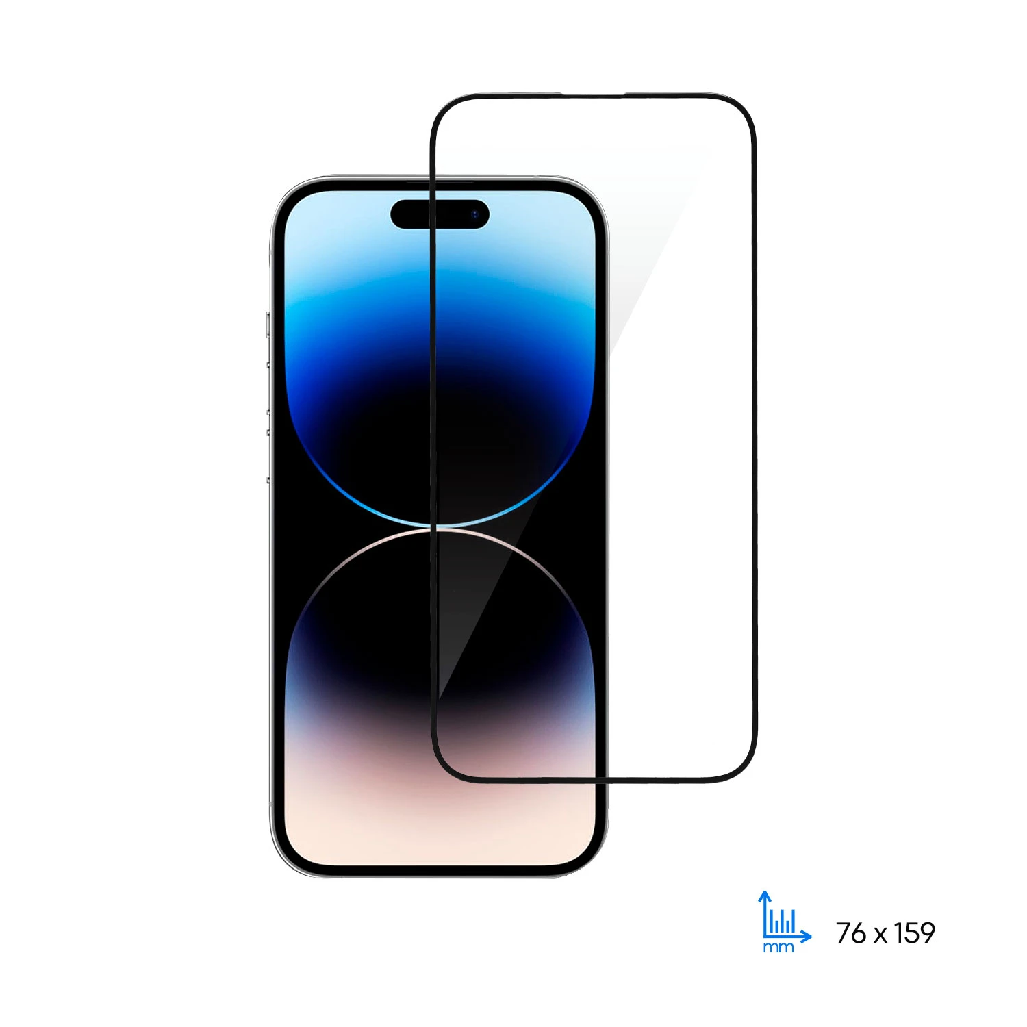 2E Защитное стекло для Apple iPhone 14 Pro Max(6.7), 2.5D FCFG,(1 Pack),black border (2E-IP-14PM-6.7-SMFCFG-BB) (UA)