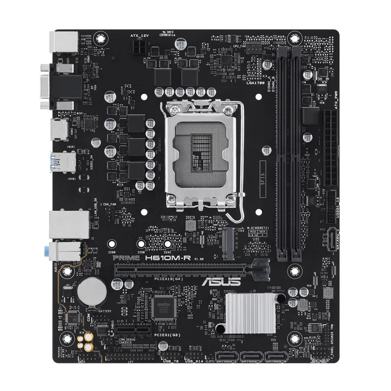 Материнська плата ASUS PRIME H610M-R-SI s1700 (90MB1GL0-M0ECY0) (UA)