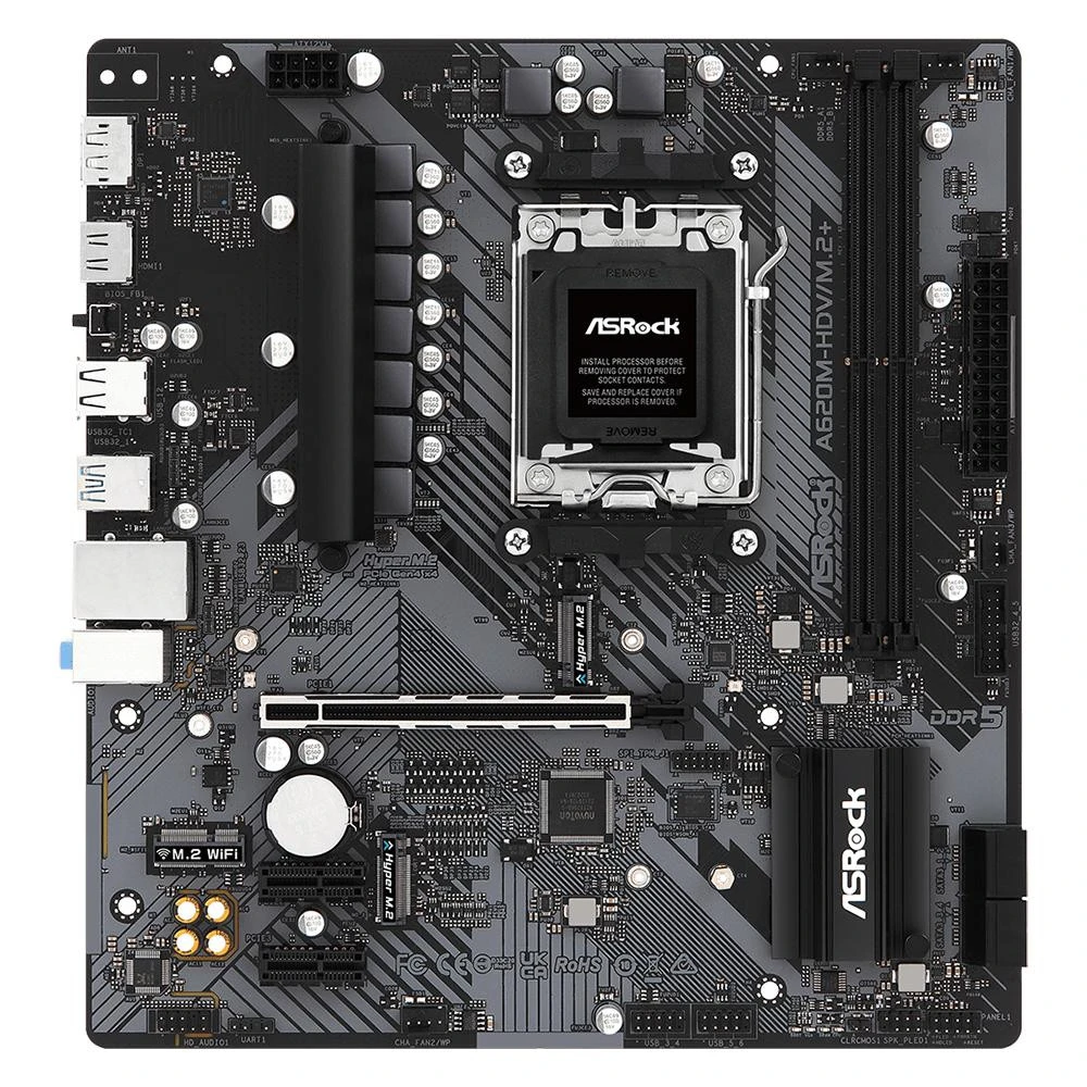 Материнська плата ASRock A620M-HDV/M.2 (UA)
