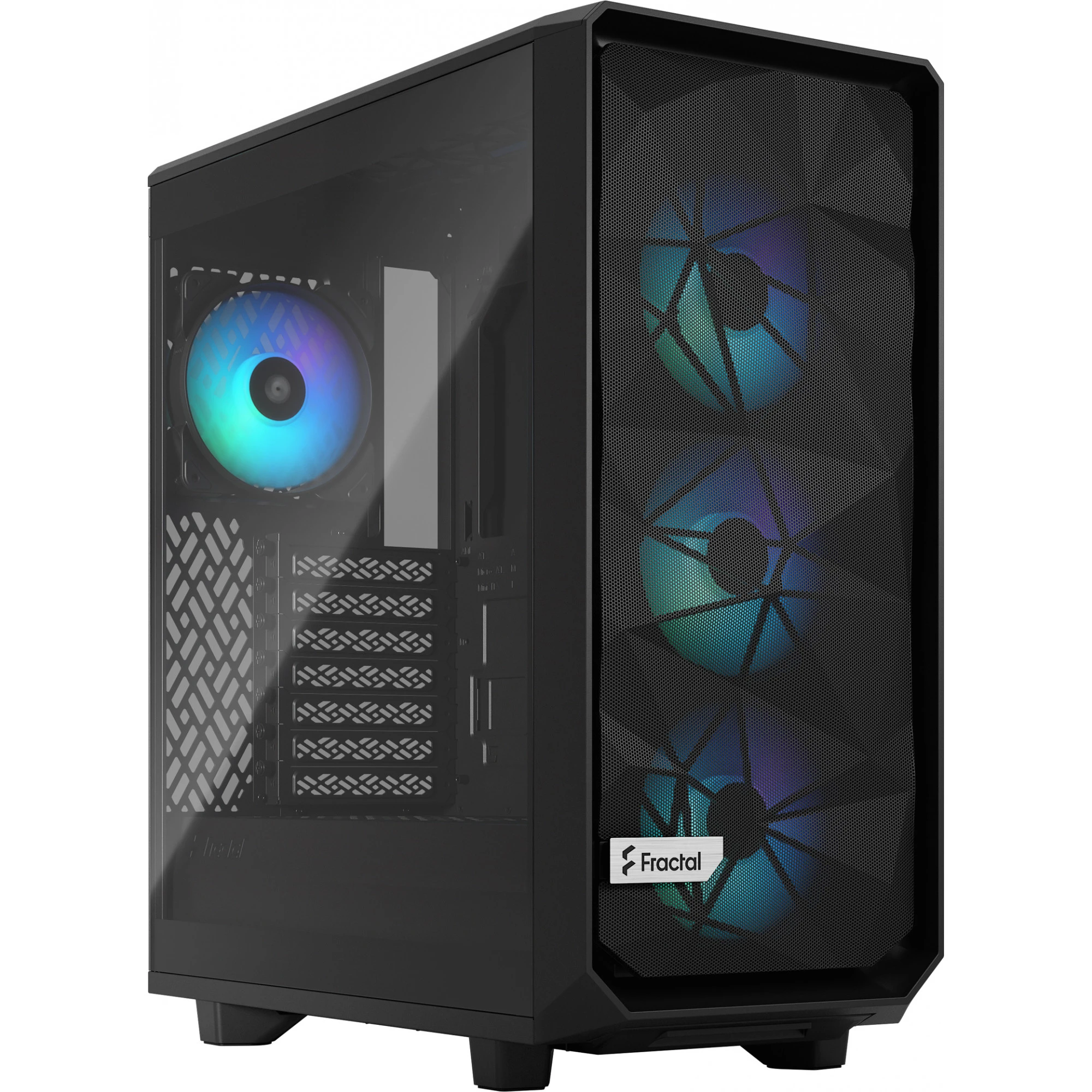 Корпус Fractal Design Meshify 2 Compact Lite RGB Black TG Light Tint (FD-C-MEL2C-05) (UA)