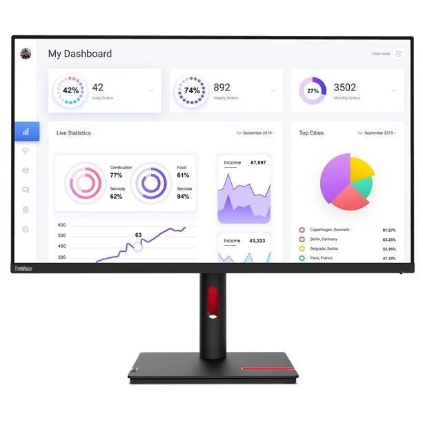 Монітор Lenovo ThinkVision T32p-30 (63D2GAT1UA) (UA)