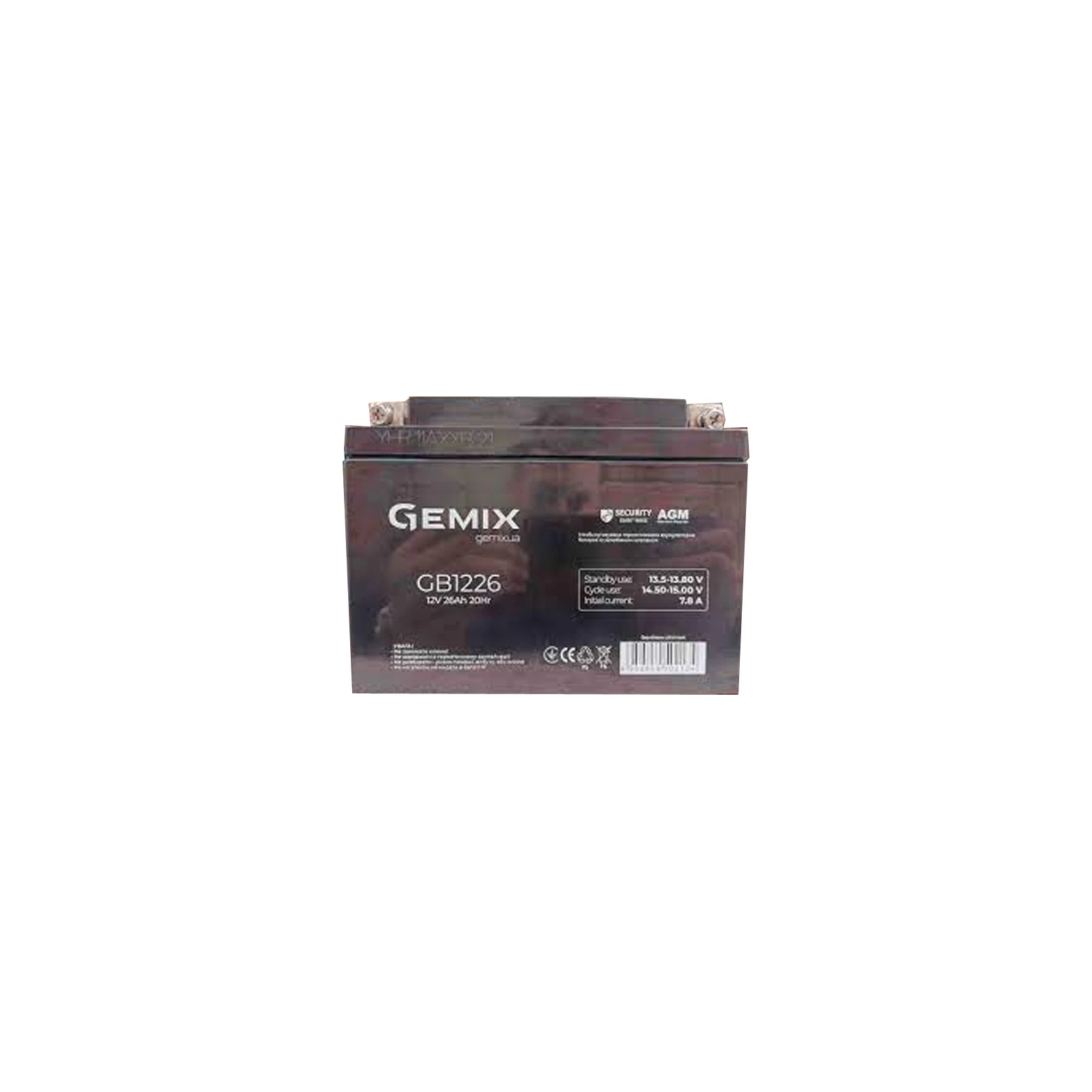 Аккумуляторная батарея Gemix GB 12V 26Ah Security (GB1226) (UA)