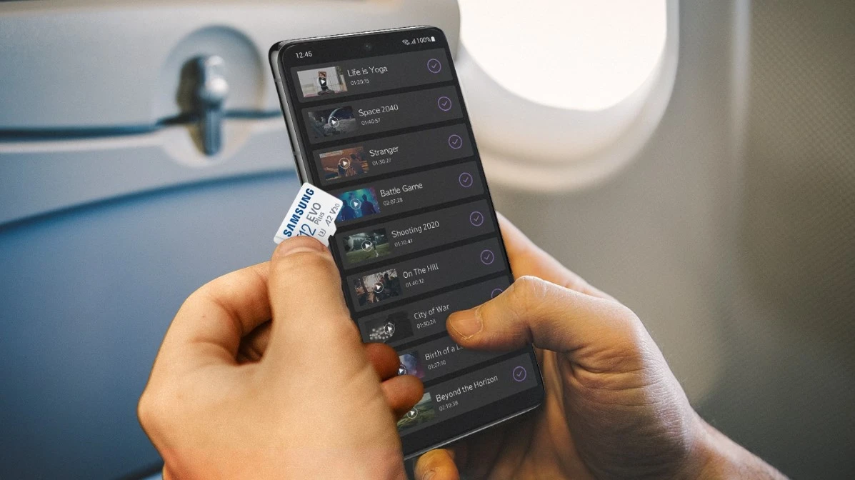 Карта пам'яті Samsung microSDHC 256GB C10 UHS-I R100MB/s Evo Plus + SD (MB-MC256KA/EU) (UA)