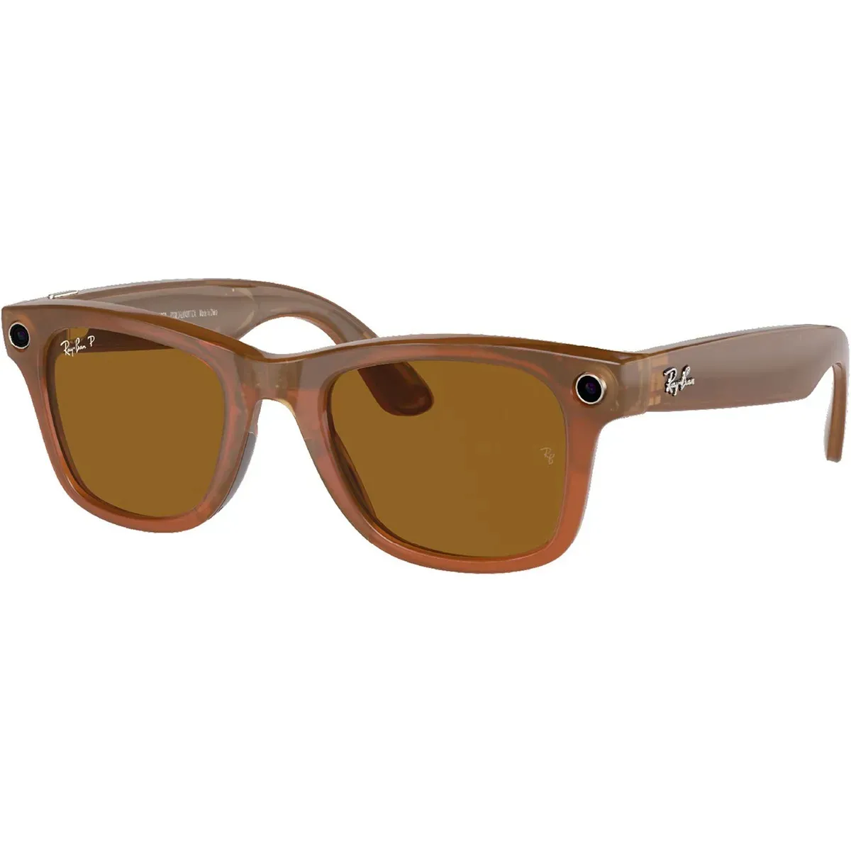 Смарт-очки Ray-ban Meta Wayfarer Shiny Caramel / Brown (RW4008 670683 53-22)