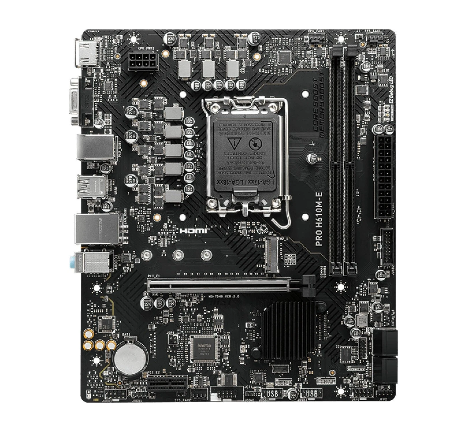 Материнська плата MSI PRO H610M-E (911-7D48-019) (UA)