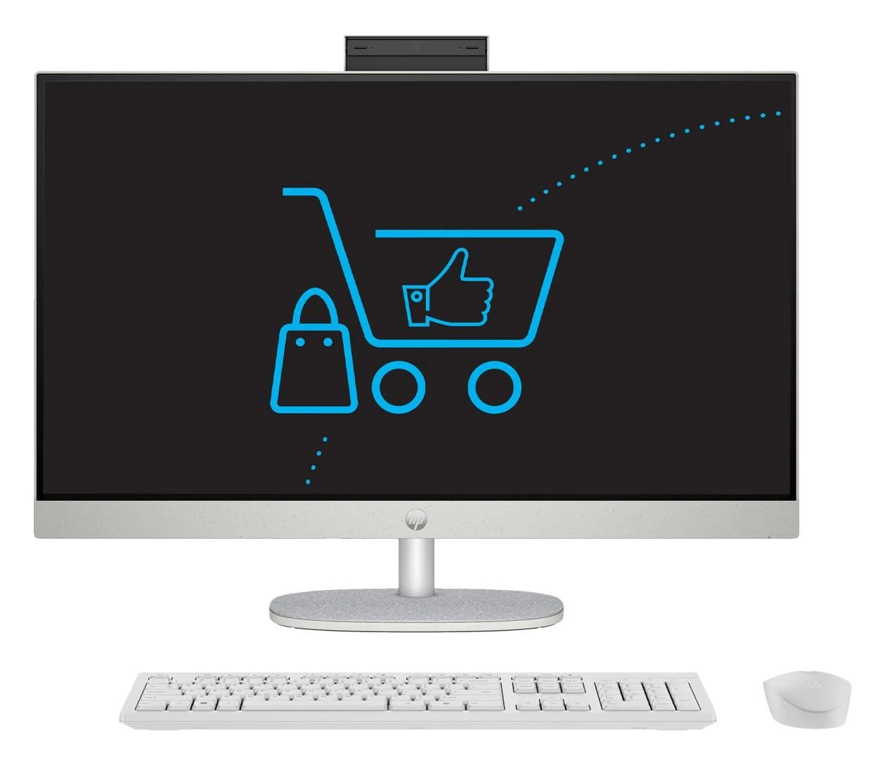 Компьютер HP 27 AiO i7-1355U/16GB/512 White (27-cr0234nw (9L739EA)) EU