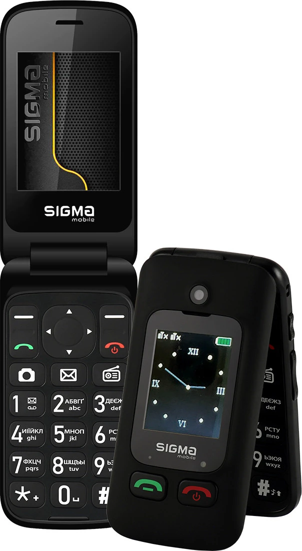 Мобільний телефон Sigma mobile Comfort 50 Shell Duo Type-C Black (4827798212318) (UA)