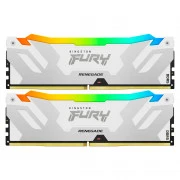 DDR5 32GB (2x16GB) 7200 MHz Renegade RGB White XMP Kingston Fury (ex. HyperX) (KF572C38RWAK2-32) (UA)