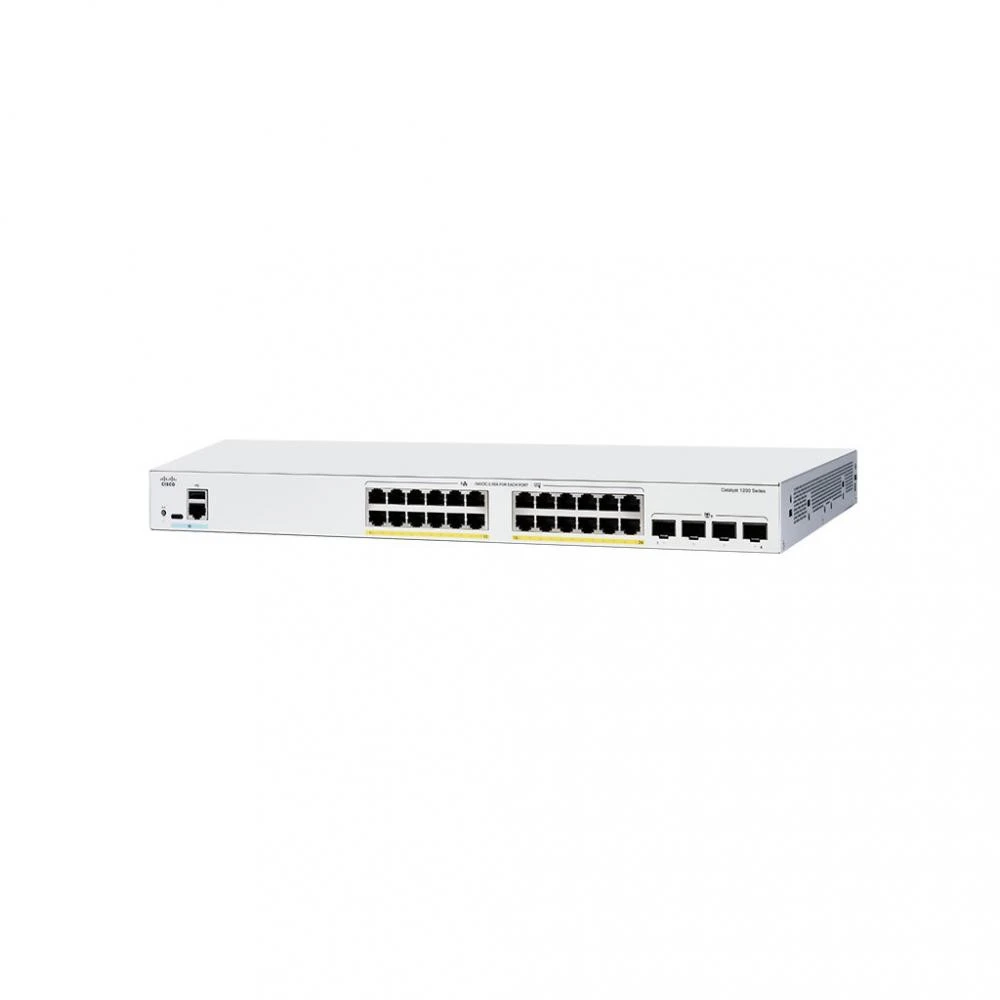 Коммутатор управляемый уровня 2 Cisco Catalyst 1200 24-port (C1200-24FP-4G) (UA)