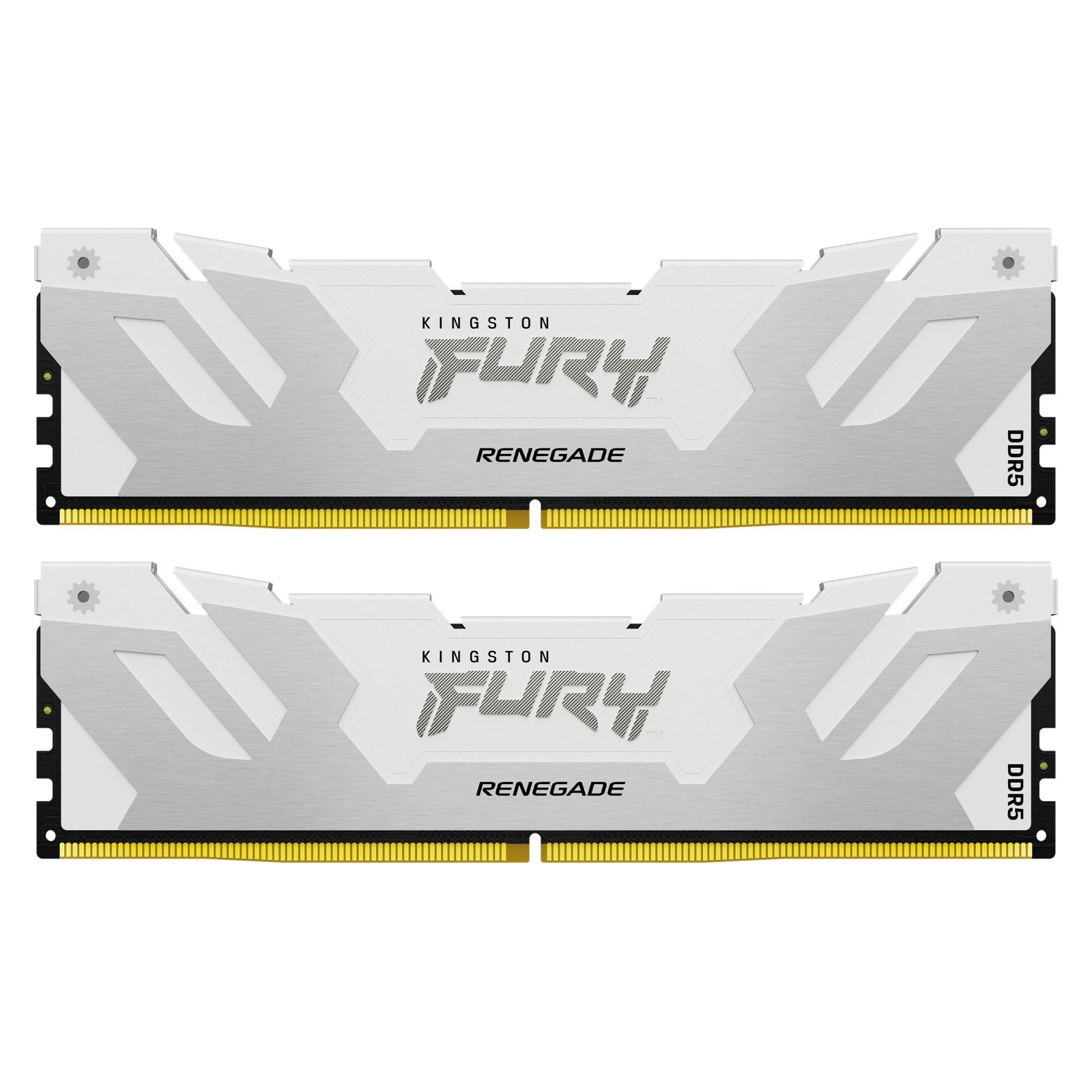 Оперативная память DDR5 64GB (2x32GB) 6400 MHz Renegade White XMP Kingston Fury (ex.HyperX) (KF564C32RWK2-64) (UA)