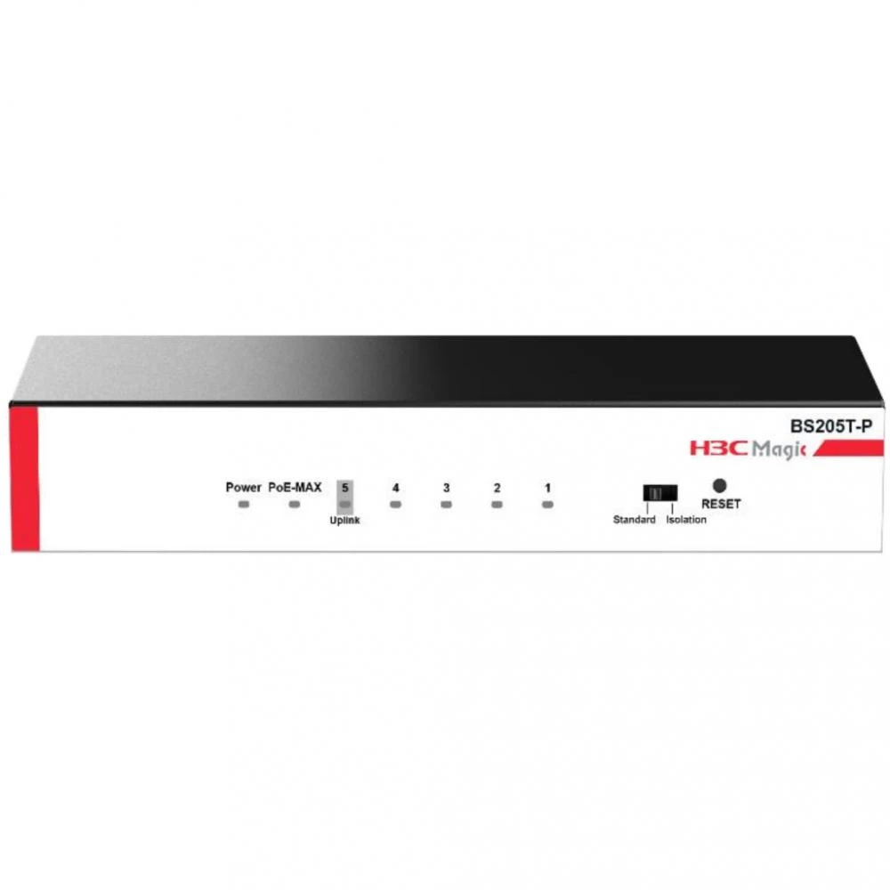 Комутатор некерований H3C BS205T-P-EU