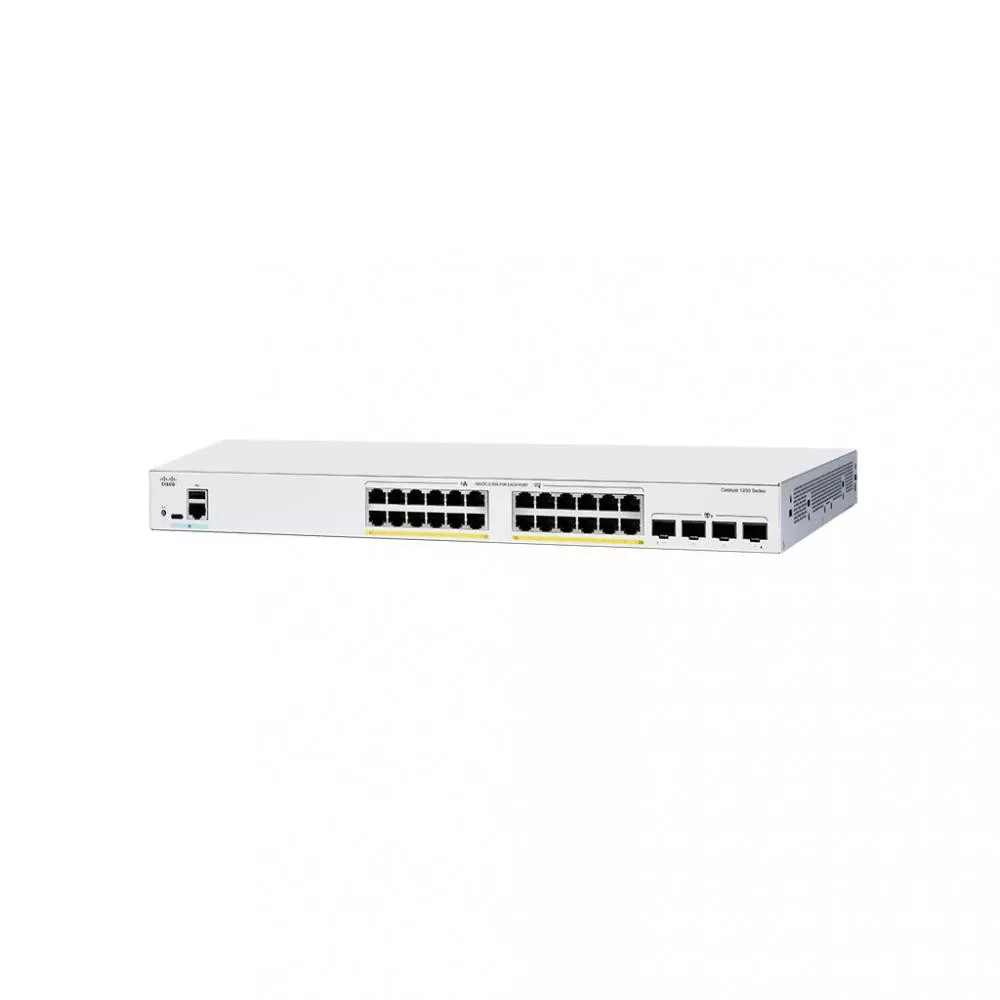 Коммутатор управляемый уровня 2 Cisco Catalyst 1200 24-port (C1200-24P-4G) (UA)