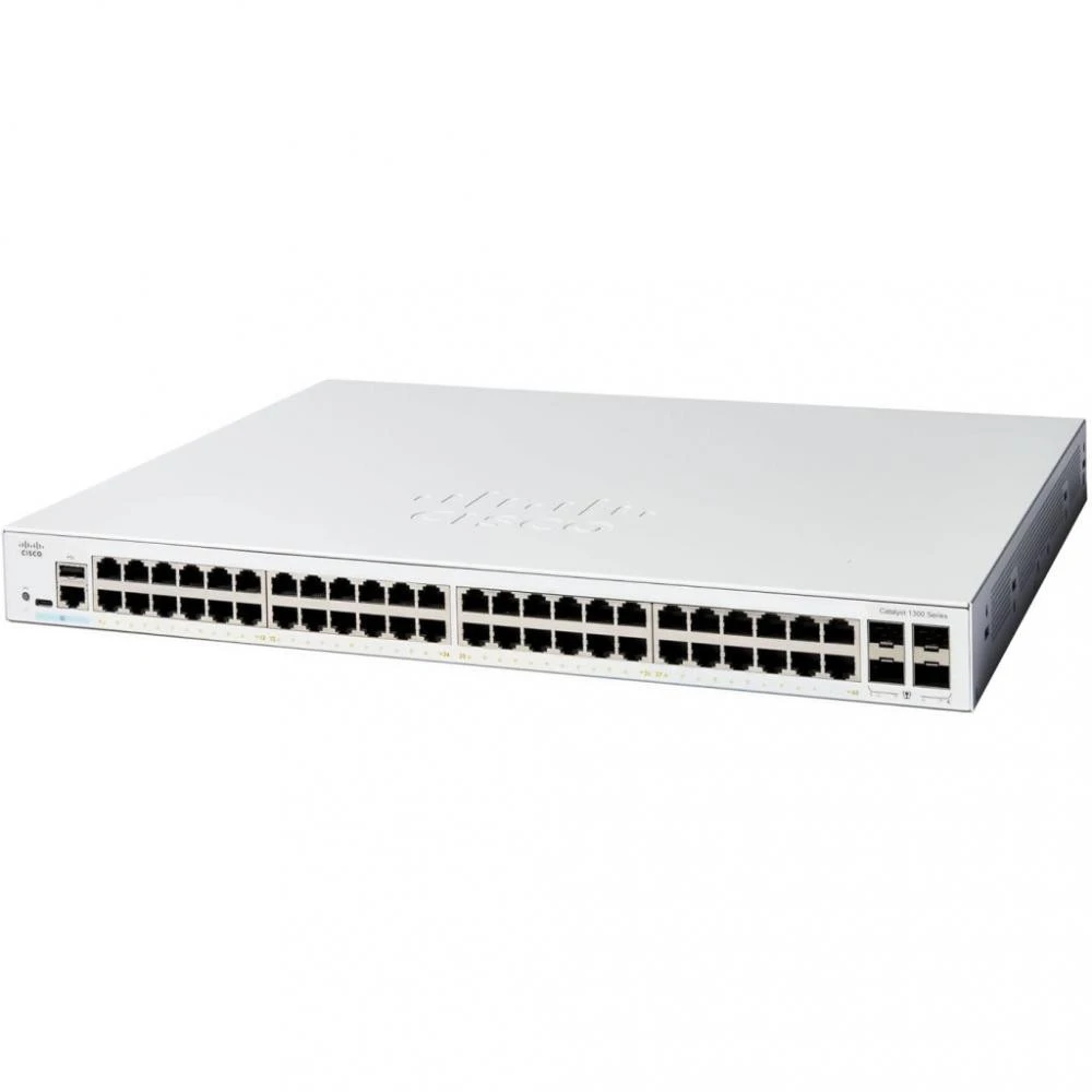 Комутатор керований рівня 3 Cisco Catalyst 1300 48-port (C1300-48T-4X) (UA)