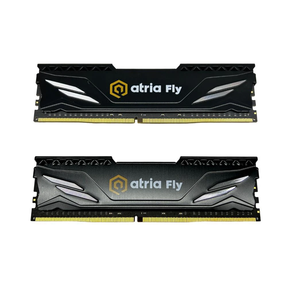 Оперативна пам'ять ATRIA 32 GB (2x16GB) DDR4 3200 MHz Fly Black (UAT43200CL18BK2/32) (UA)