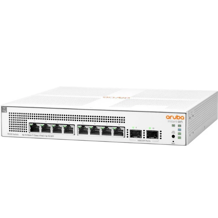 Комутатор керований рівня 2 HP Aruba Instant On 1930 8G Class4 PoE 2SFP 124W Switch (JL681A)