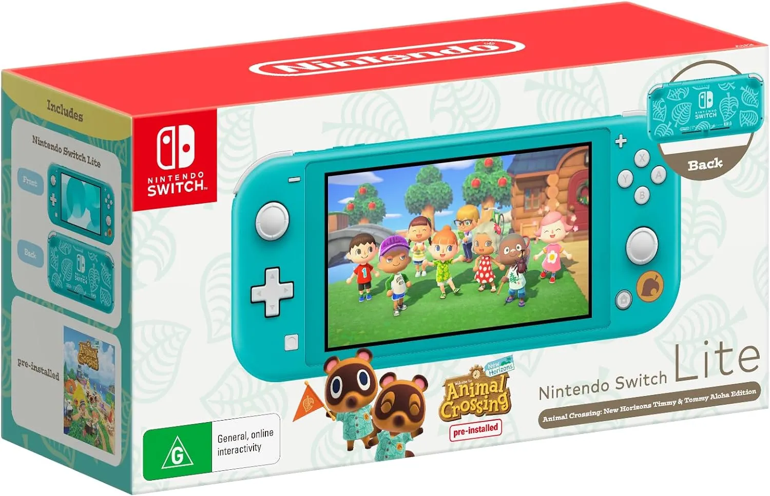 Ігрова приставка Nintendo Switch Lite Animal Crossing: New Horizons Timmy Tommy Aloha Edition