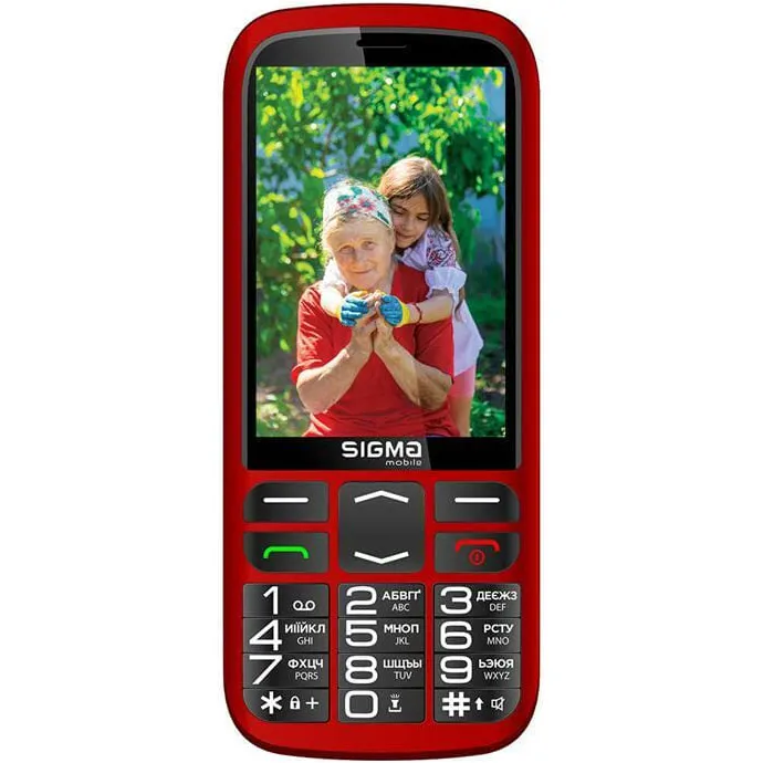 Мобільний телефон Sigma mobile Comfort 50 Optima Type-C Red (UA)