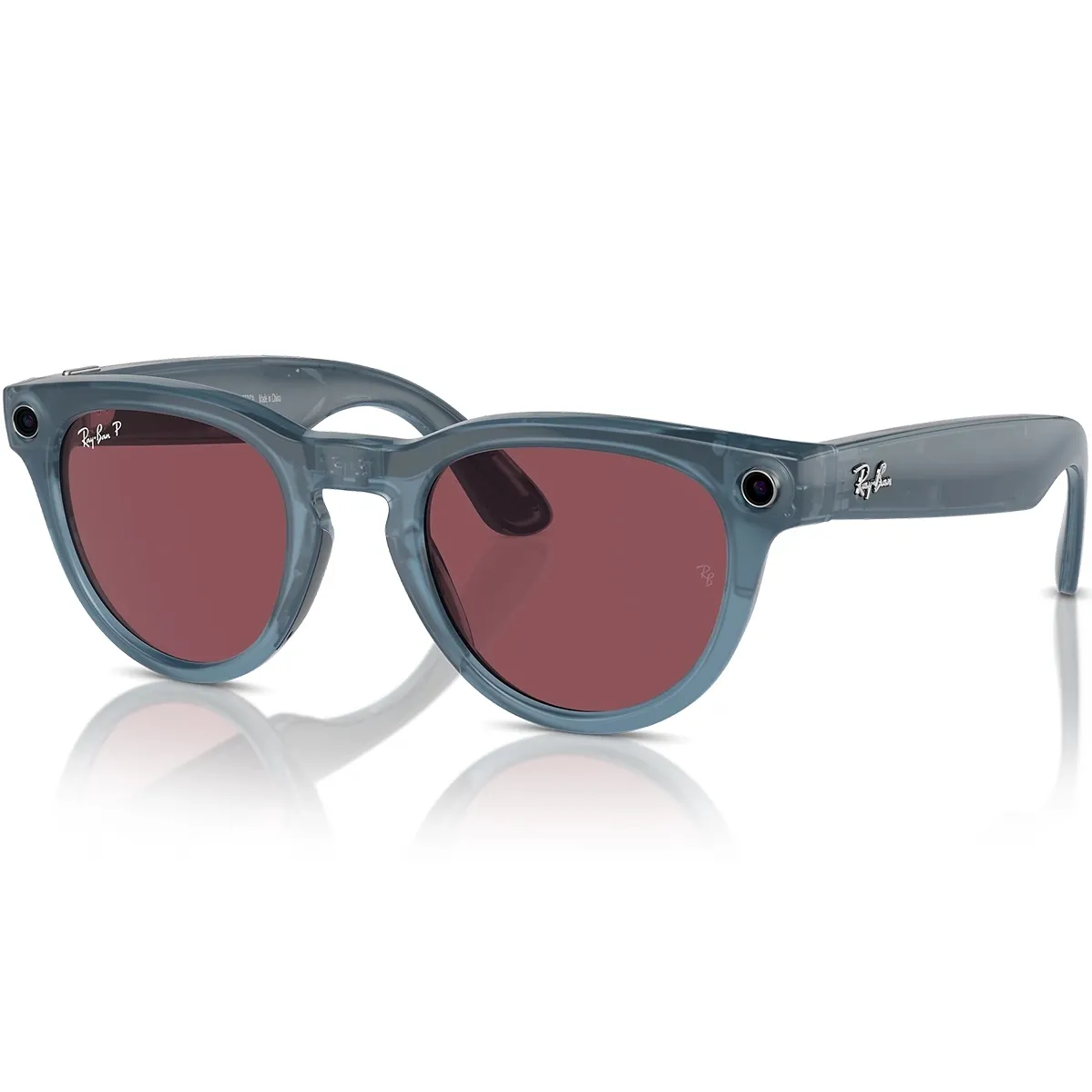 Смарт-окуляри Ray-ban Meta Headliner Shiny Jeans / Dusty Red (RW4009 66985Q 50-23)