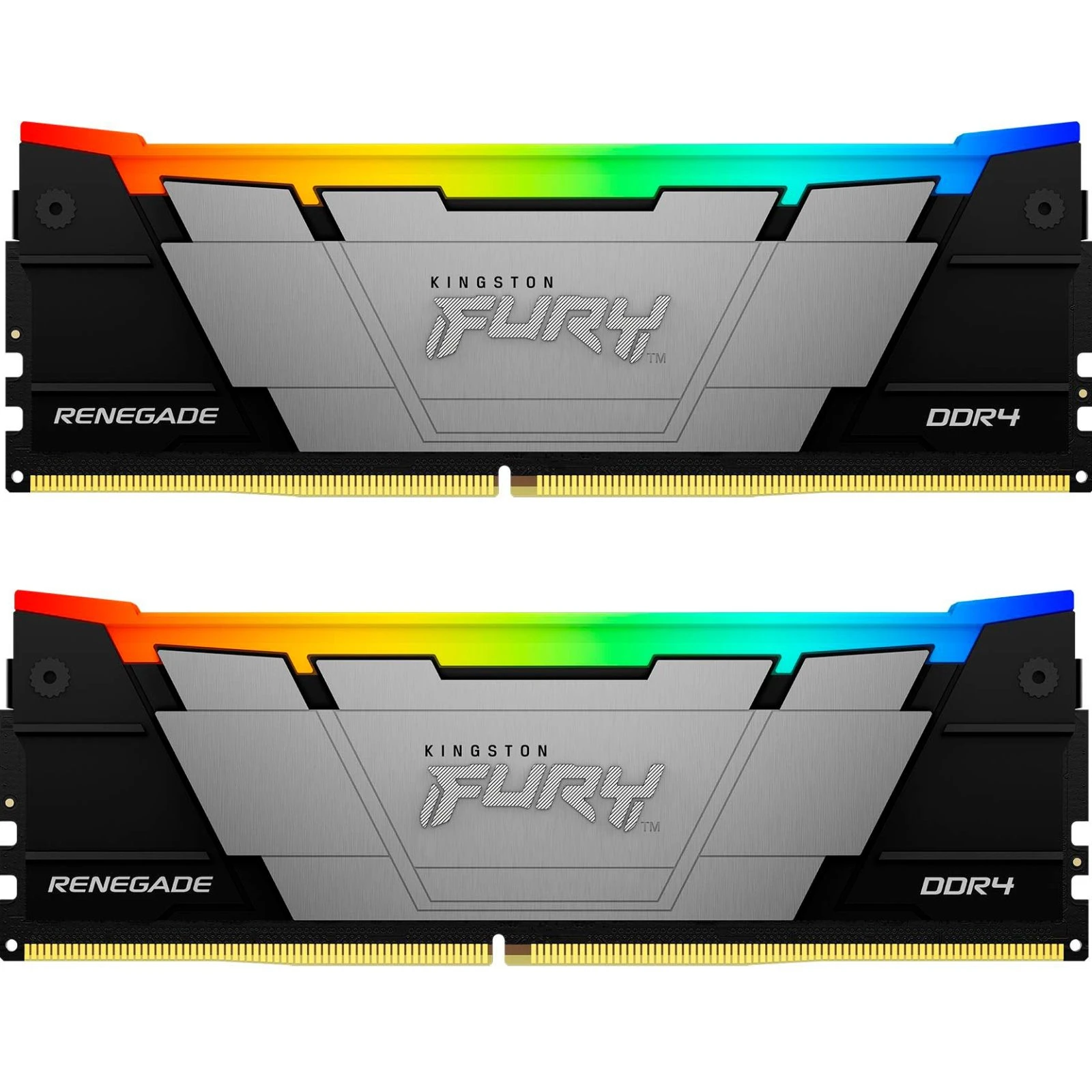 Оперативна пам'ять DDR4 64GB (2x32GB) 3600 MHz FURY Renegade RGB Kingston Fury (ex. HyperX) (KF436C18RB2AK2/64) (UA)