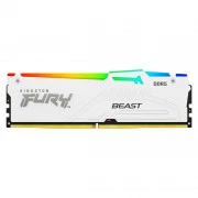 DDR5 16GB 5200 MHz FURY Beast White RGB Kingston Fury (ex.HyperX) (KF552C40BWA-16) (UA)