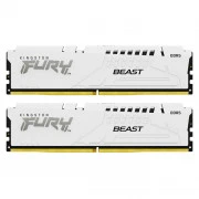 DDR5 32GB (2x16GB) 5200 MHz FURY Beast White Kingston Fury (ex.HyperX) (KF552C40BWK2-32) (UA)