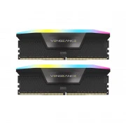 DDR5 96GB (2x48GB) 6400 MHz Vengeance RGB Black Corsair (CMH96GX5M2B6400C32) (UA)