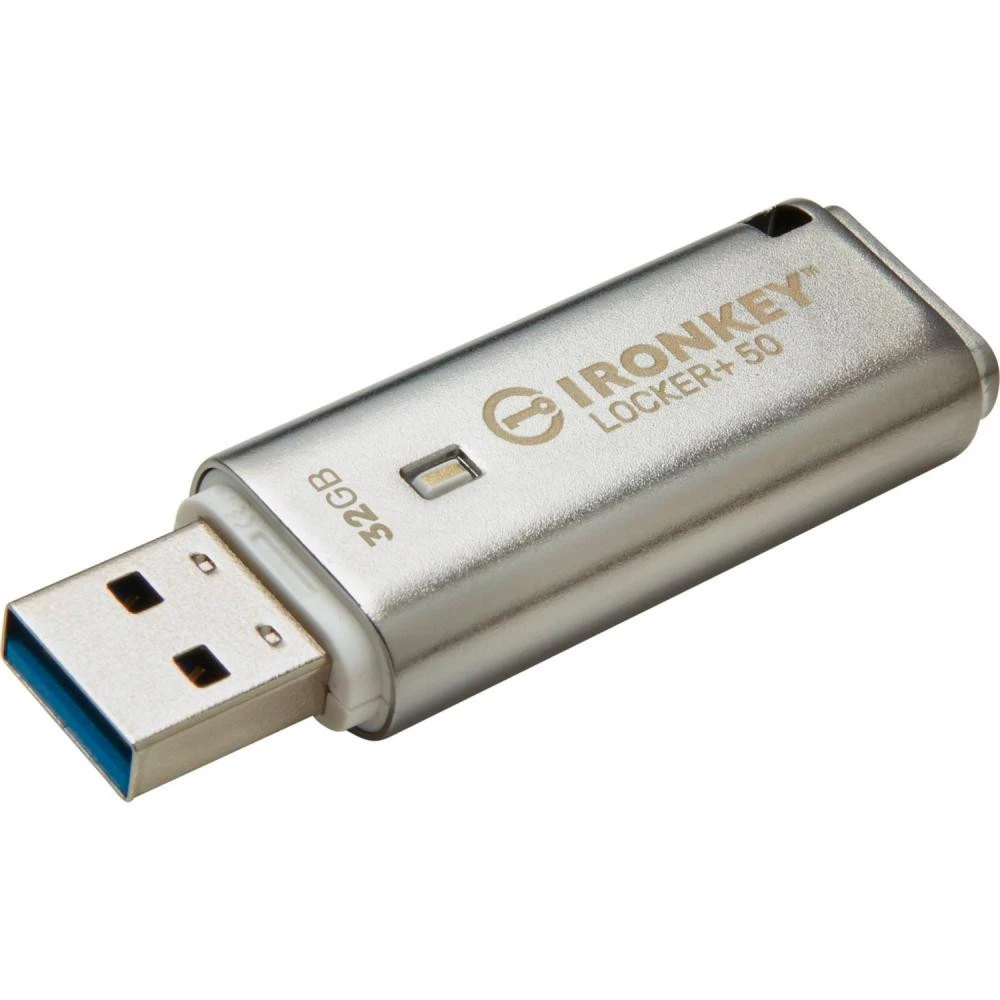 Флеш пам `ять Kingston 32 GB IronKey Locker+ 50 (IKLP50/32GB) (UA)