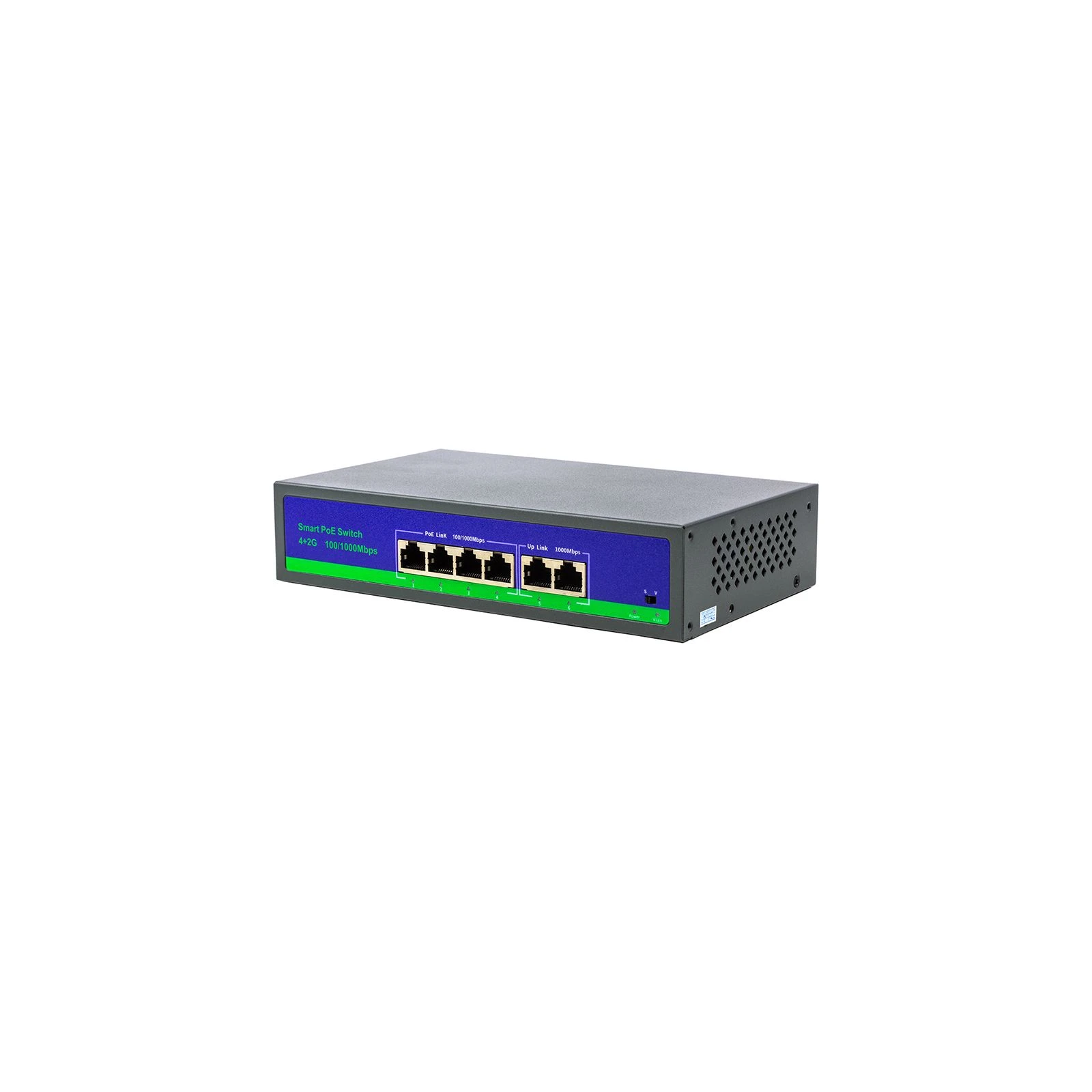 Комутатор мережевий PowerPlant POE0420L (UA)
