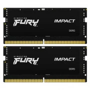 SoDIMM DDR5 16GB (2x8GB) 6000 МГц Impact Kingston Fury (ex.HyperX) (KF564S38IB-16) (UA)
