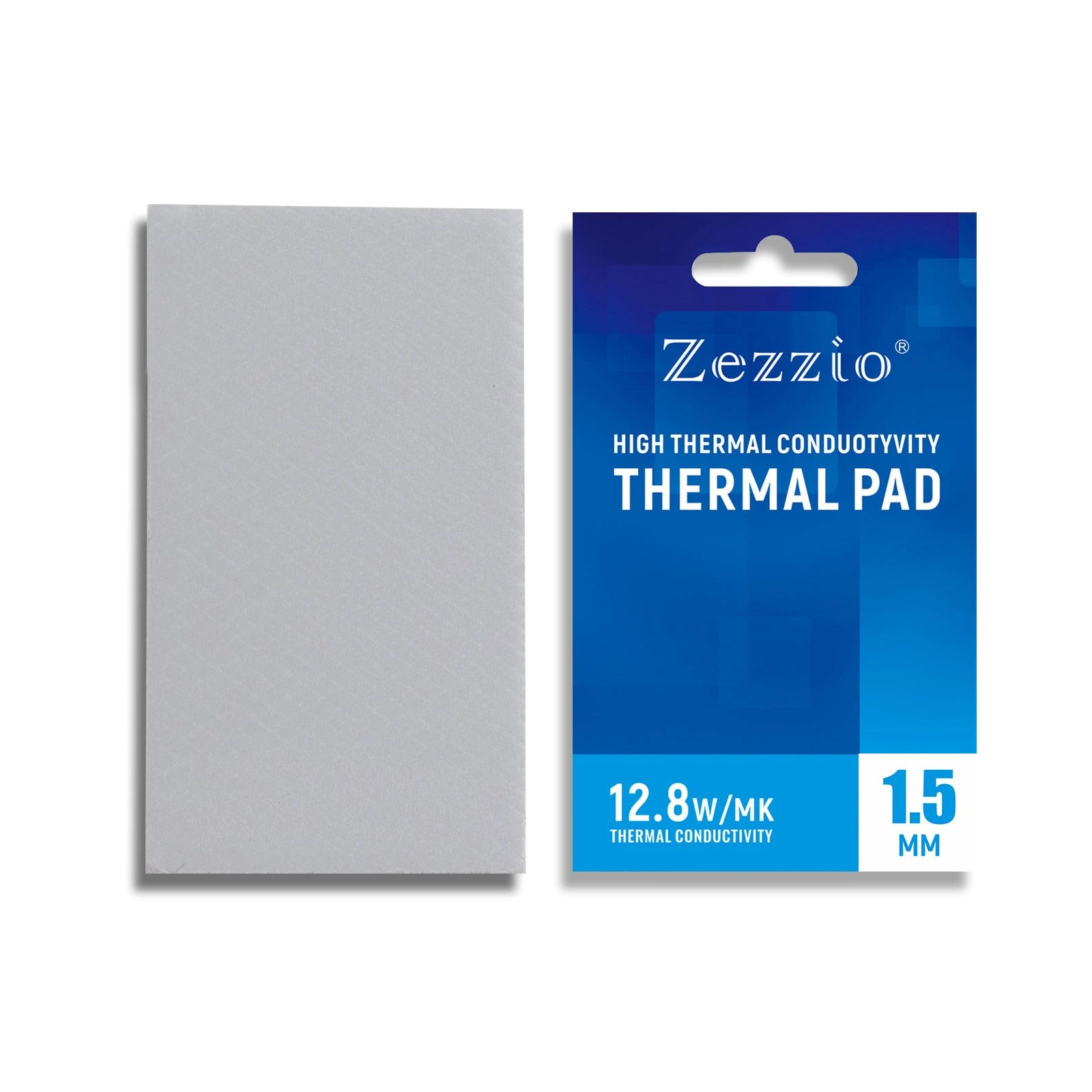 Термопрокладання Zezzio Thermal Pad 12.8 W/mK 85х45x1.5 мм (UA)