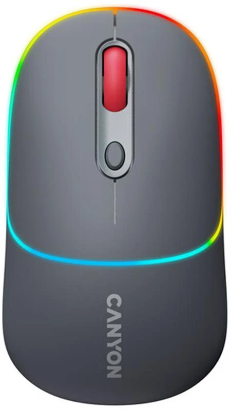 Мышь Canyon MW-22 Dual Band RGB Wireless Dark Grey (CNS-CMSW22DG) (UA)