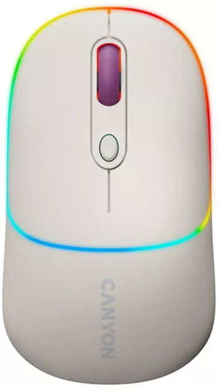 Мышь Canyon MW-22 Dual Band RGB Wireless Rice (CNS-CMSW22RC) (UA)