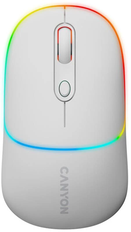 Миша Canyon MW-22 Dual Band RGB Wireless Snow White (CNS-CMSW22SW) (UA)