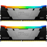 DDR4 64GB (2x32GB) 3600 MHz FURY Renegade RGB Kingston Fury (ex.HyperX) (KF436C18RB2AK2/64) (UA)