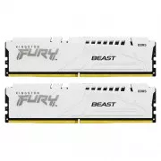 DDR5 32GB (2x16GB) 5600 MHz FURY Beast White Kingston Fury (ex.HyperX) (KF556C40BWK2-32) (UA)