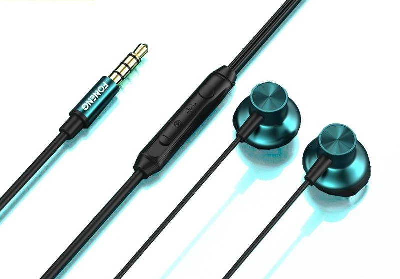 Гарнитура Foneng T63 Half in-ear metal music earphone (T63-E-HIE-MM)