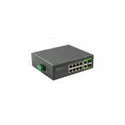 Комутатор мережевий PowerPlant POE802PRO (UA)