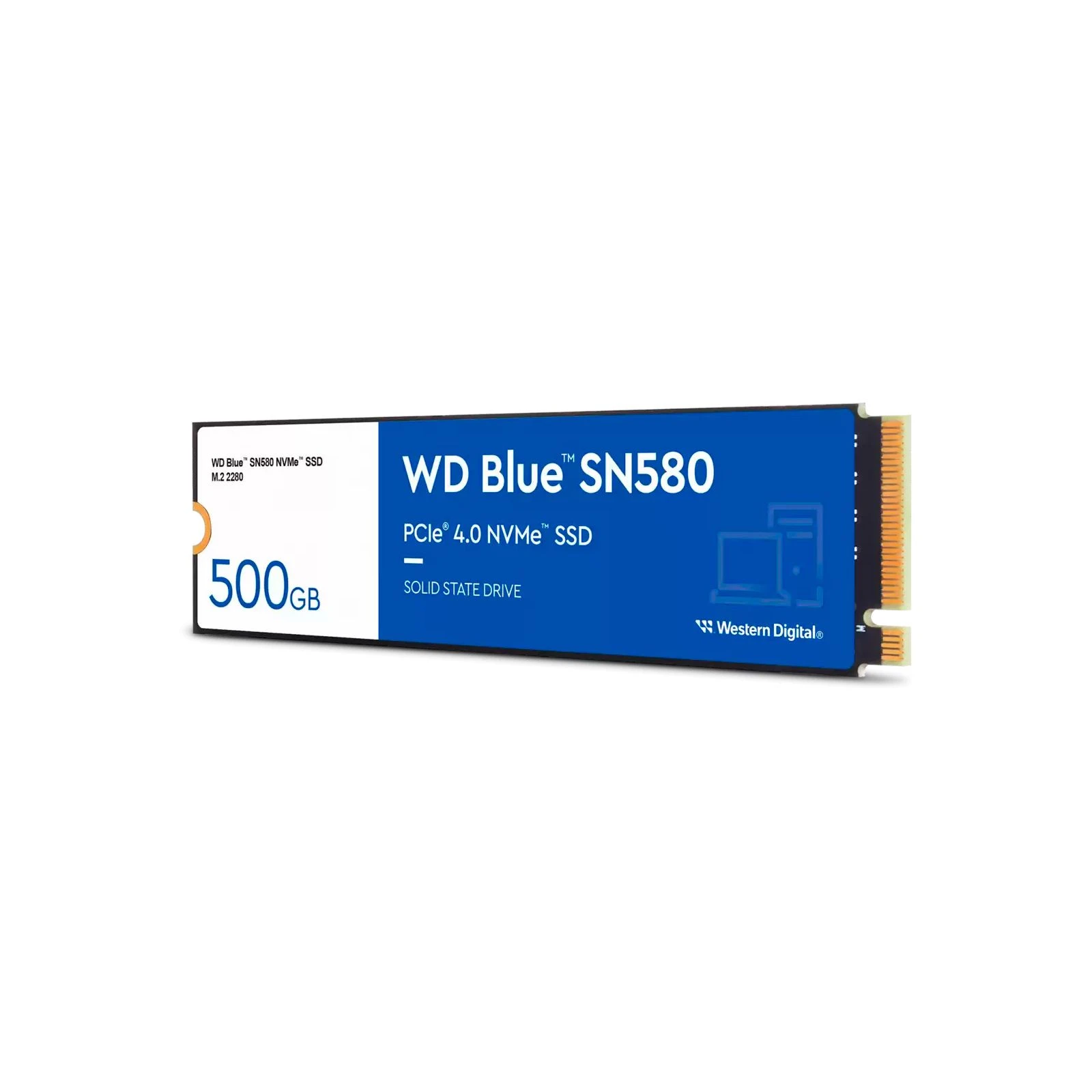SSD диск M.2 2280 500GB SN580 Blue WD (WDS500G3B0E) (UA)