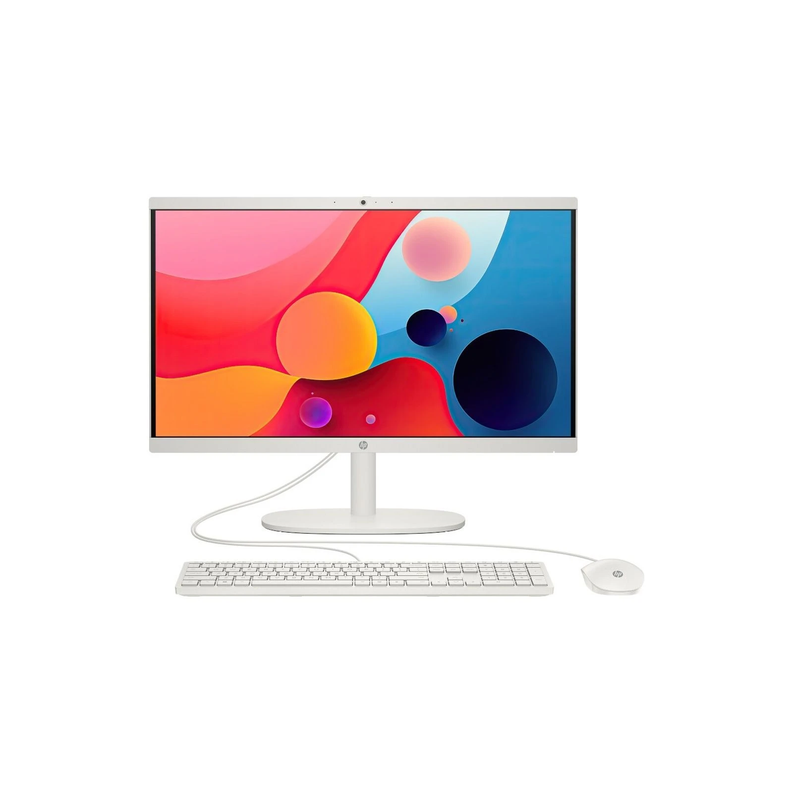 Компьютер HP 22-dg0000ua AiO / i3-N300, 8, 512, WiFi, Cam, K&M (AE0P1EA) (UA)