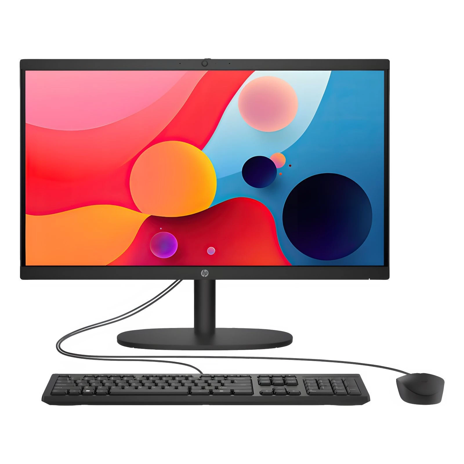 Компьютер HP 22-dg0001ua AiO / i3-N300, 8, 512, WiFi, Cam, K&M (AE0P2EA) (UA)