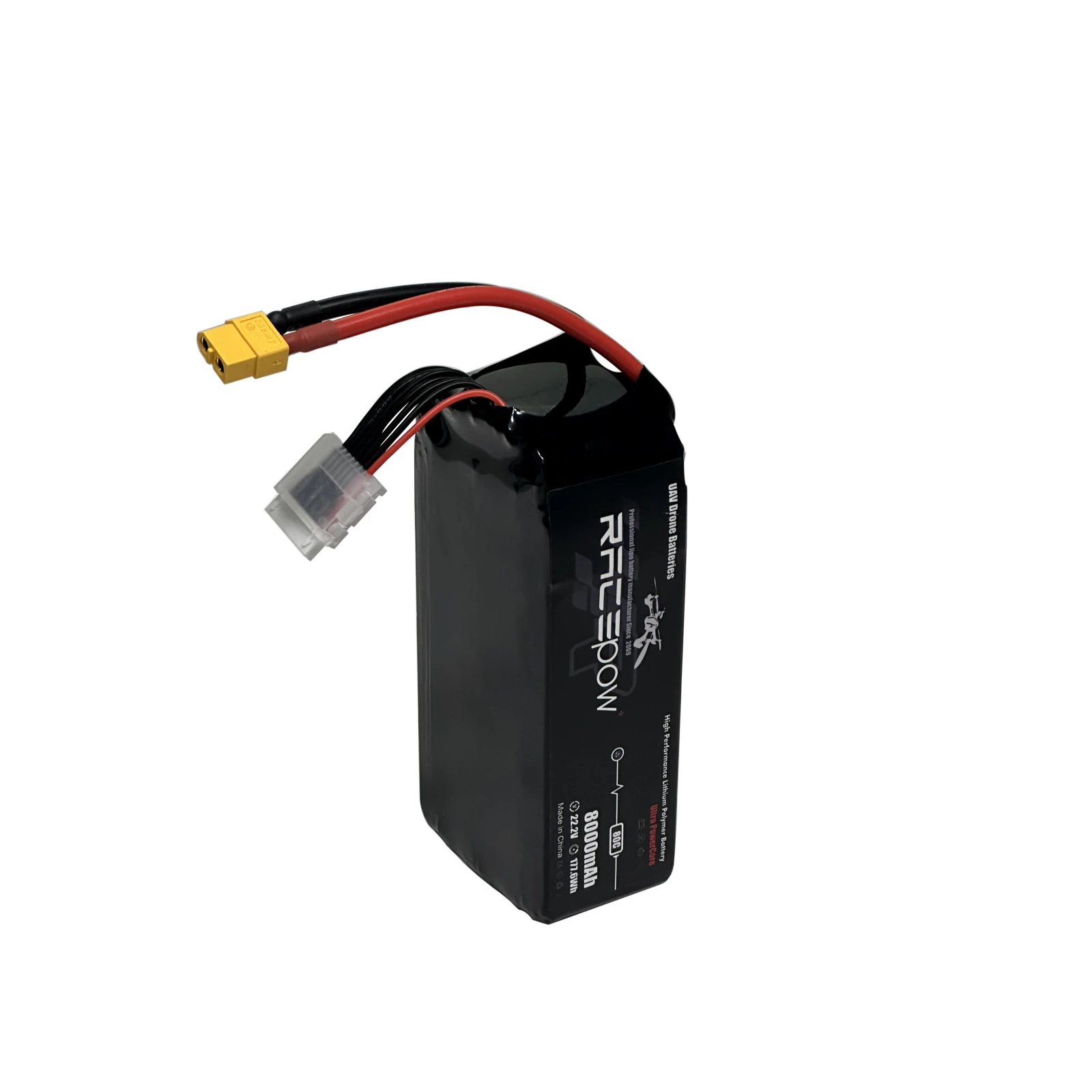 Акумулятор для дрону RacePow Lipo 6s 8000mAh 80C XT60 (8000mAh-6s-80C) (UA)
