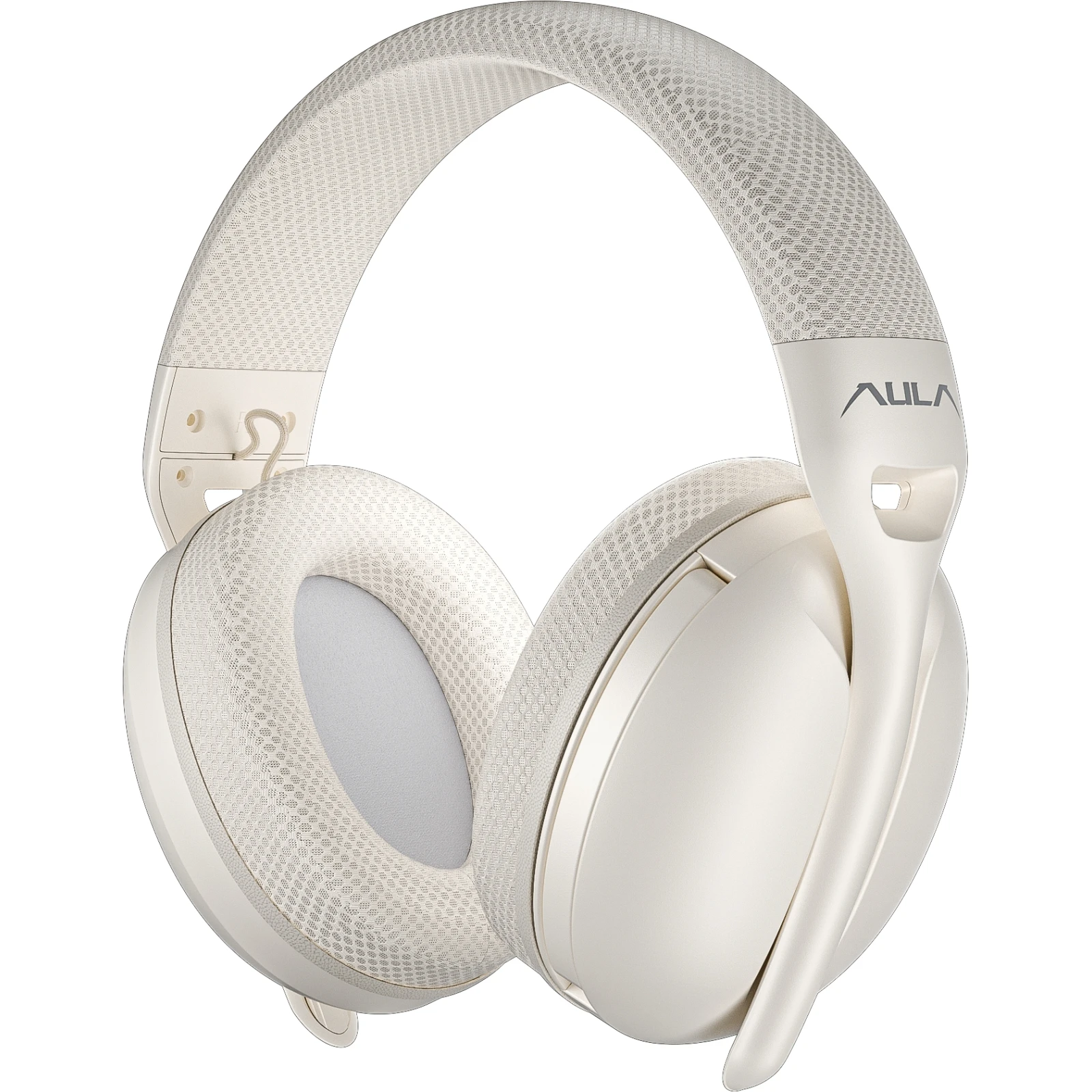 Навушники Aula S6 - 3 in 1 Wired/2.4G Wireless/Bluetooth Milk Tea (6948391235578) (UA)